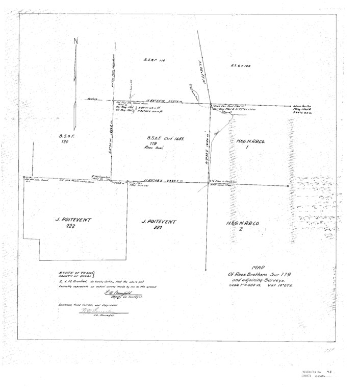 11398, Duval County Sketch File 43, General Map Collection