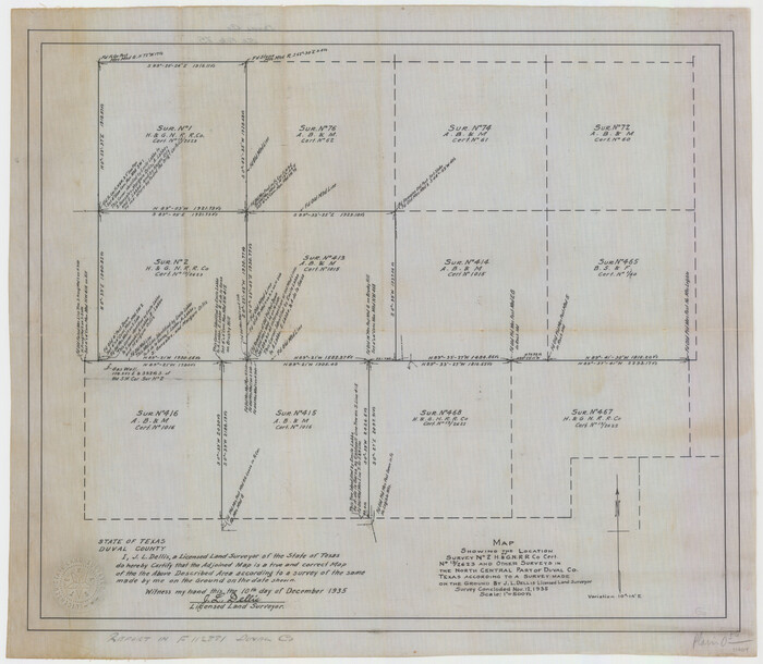 11409, Duval County Sketch File 75, General Map Collection