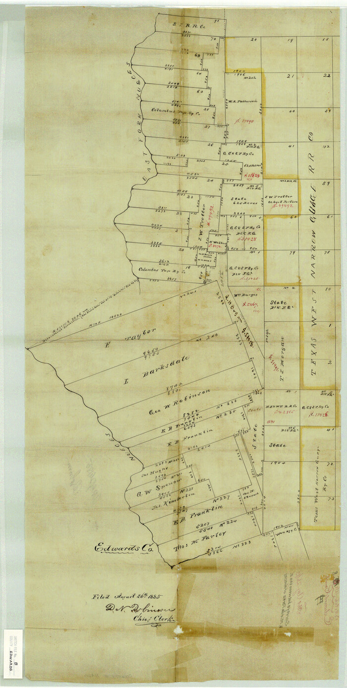 11420, Edwards County Sketch File 8, General Map Collection