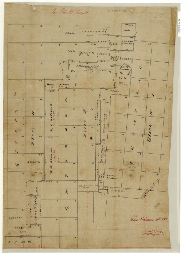 11421, Edwards County Sketch File 10, General Map Collection