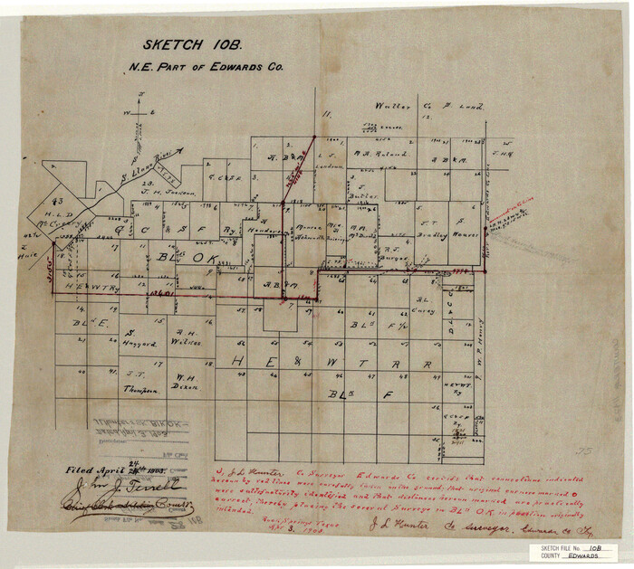 11423, Edwards County Sketch File 10b, General Map Collection
