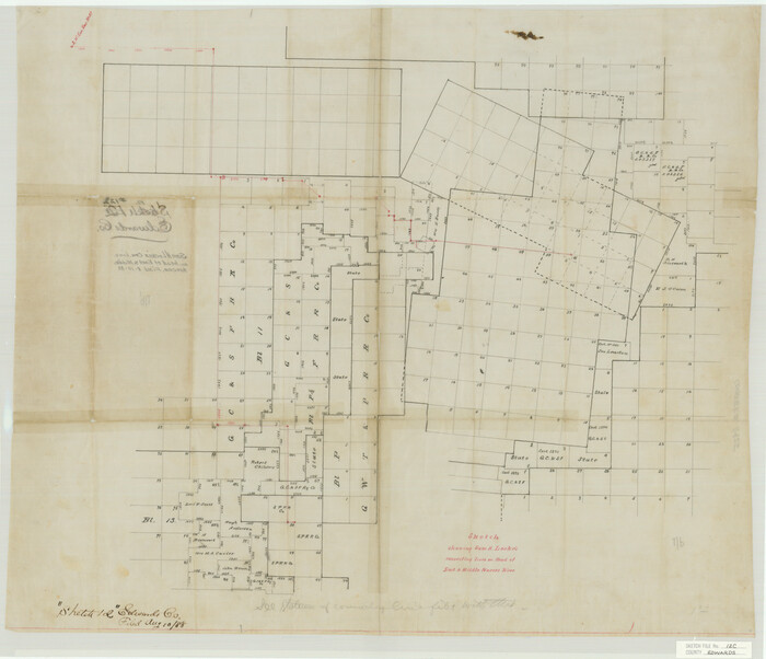11425, Edwards County Sketch File 12c, General Map Collection