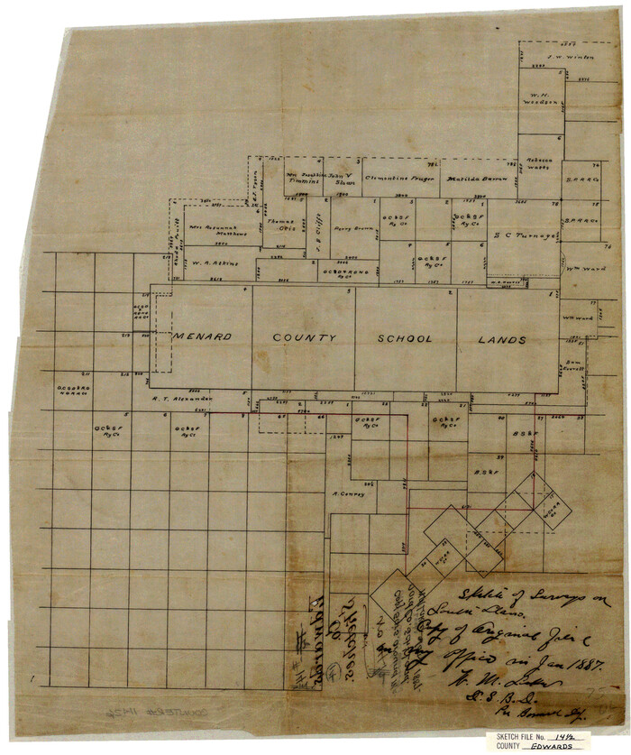 11426, Edwards County Sketch File 14 1/2, General Map Collection