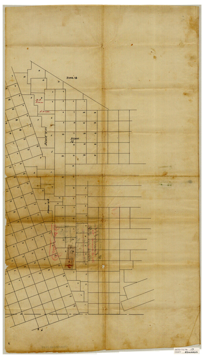 11429, Edwards County Sketch File 17, General Map Collection