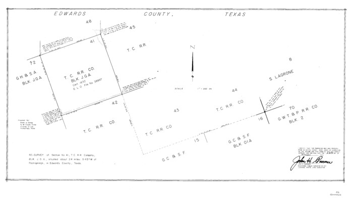 11446, Edwards County Sketch File 52, General Map Collection