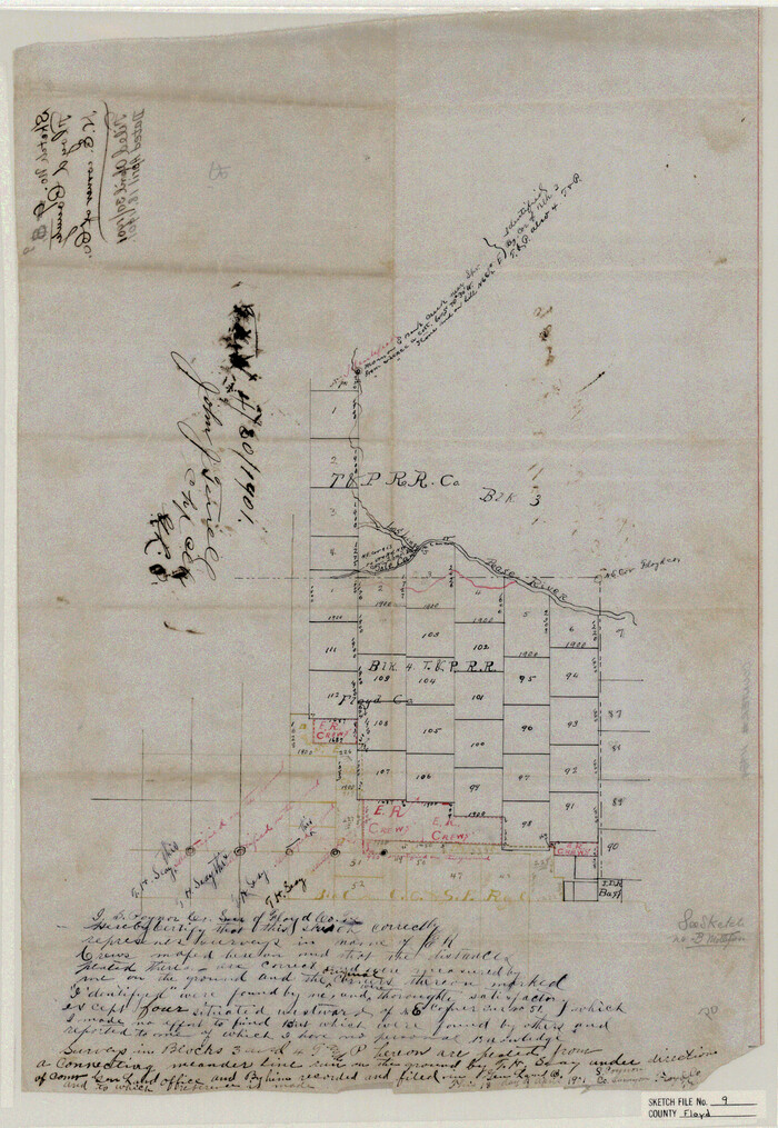11484, Floyd County Sketch File 9, General Map Collection