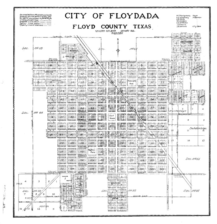 11488, Floyd County Sketch File 29, General Map Collection