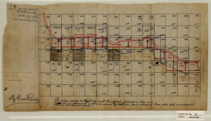 11491, Foard County Sketch File 7, General Map Collection