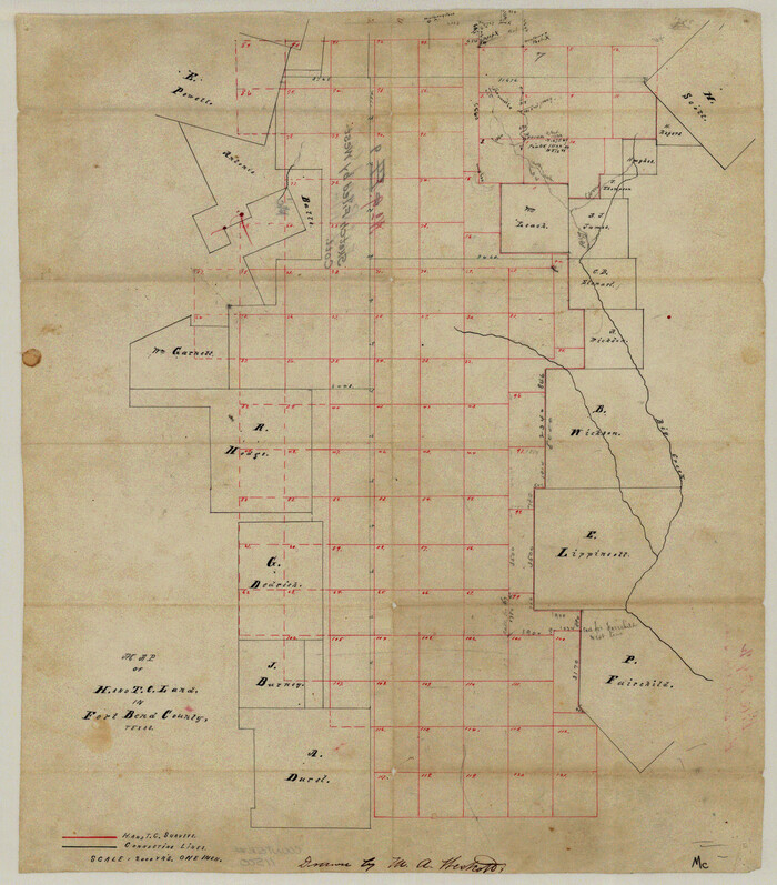 11500, Fort Bend County Sketch File 9, General Map Collection