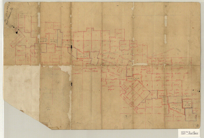 11501, Fort Bend County Sketch File 10, General Map Collection