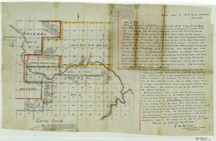 11549, Garza County Sketch File B, General Map Collection