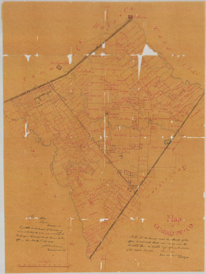 11592, Guadalupe County Sketch File 23, General Map Collection