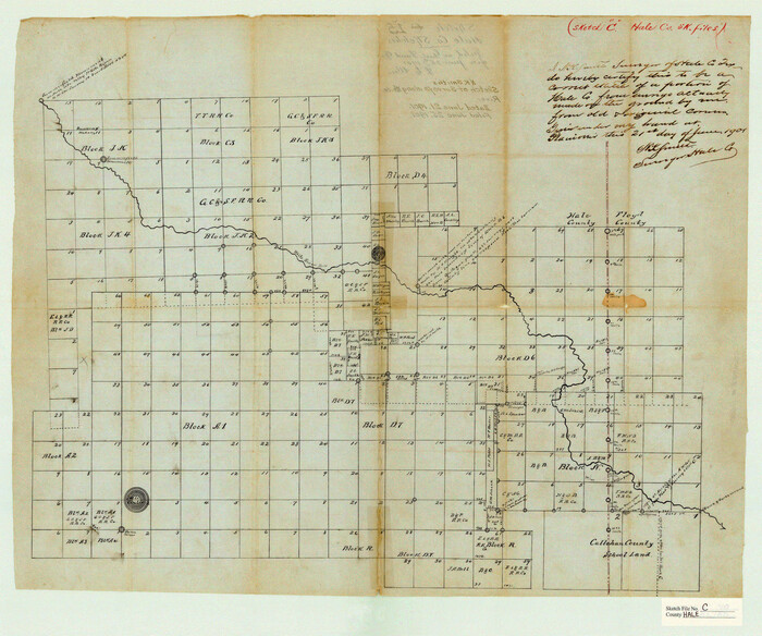 11600, Hale County Sketch File C, General Map Collection