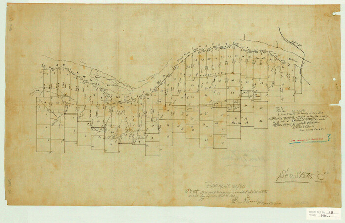 11606, Hall County Sketch File 13, General Map Collection