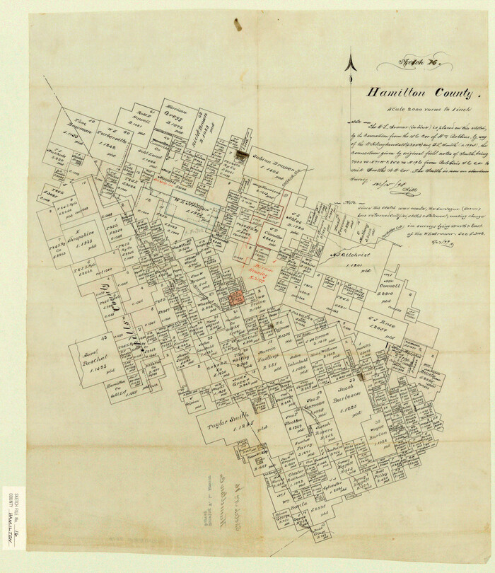 11616, Hamilton County Sketch File 16, General Map Collection