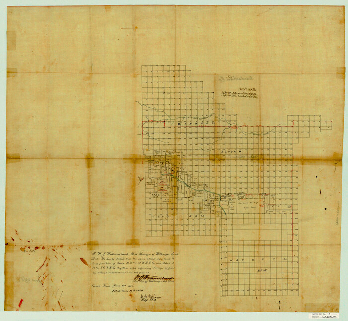 11624, Hardeman County Sketch File 9, General Map Collection