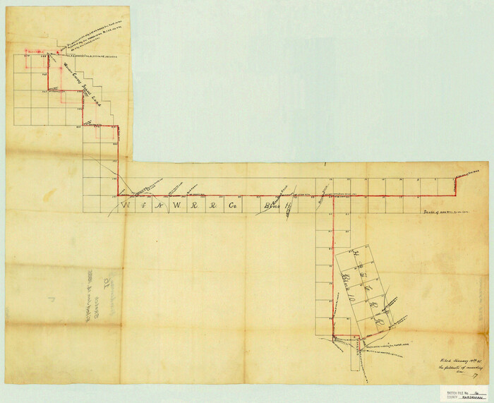 11628, Hardeman County Sketch File 16, General Map Collection