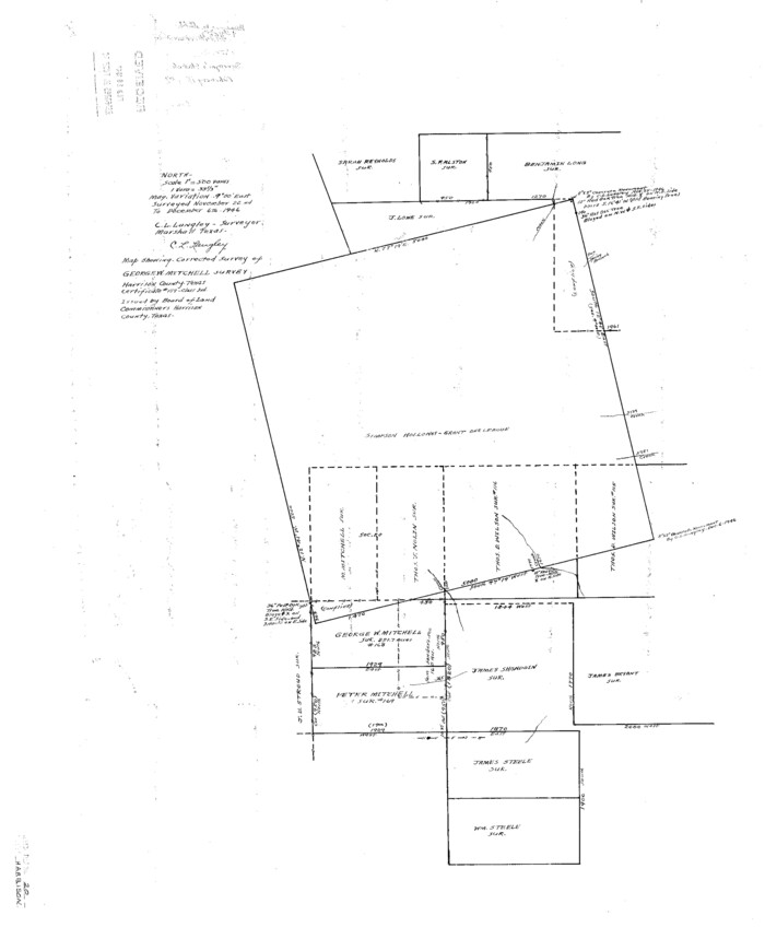 11693, Harrison County Sketch File 20, General Map Collection