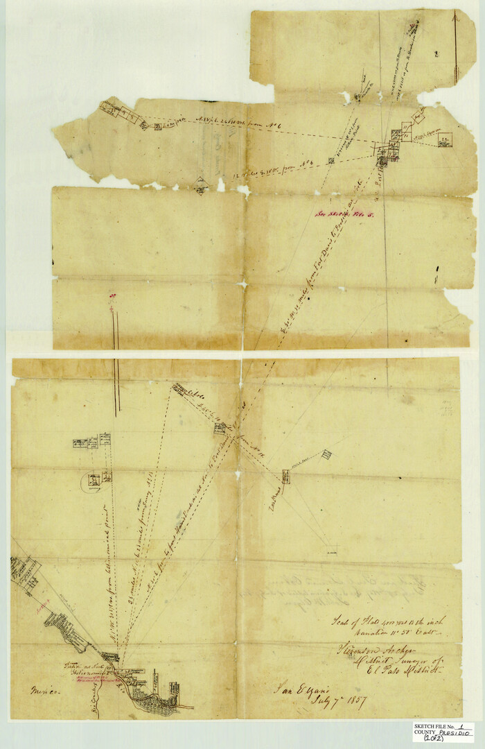11703, Presidio County Sketch File 1, General Map Collection