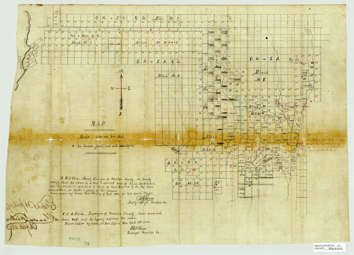 11706, Presidio County Sketch File 11, General Map Collection