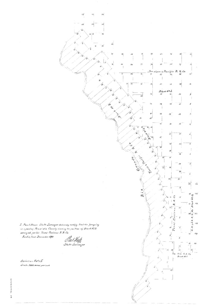 11711, Presidio County Sketch File 29, General Map Collection
