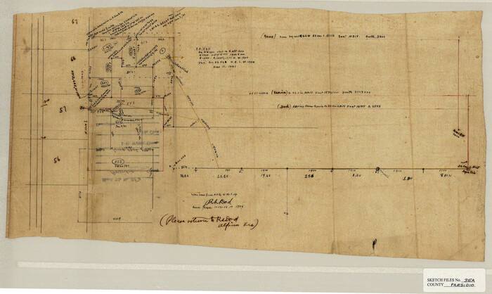 11713, Presidio County Sketch File 35A, General Map Collection