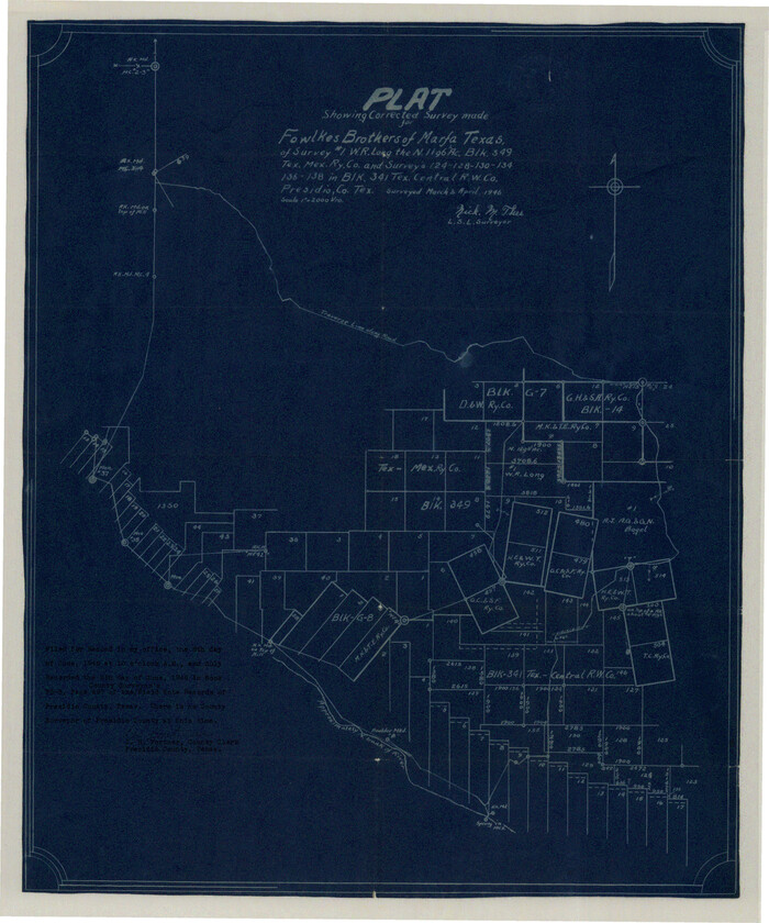 11720, Presidio County Sketch File 76, General Map Collection