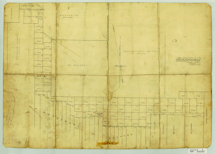 11761, Hidalgo County Sketch File 7, General Map Collection