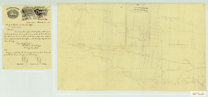 11762, Hidalgo County Sketch File 10, General Map Collection