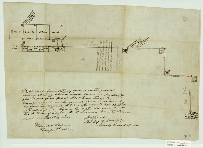 11768, Hockley County Sketch File 2, General Map Collection