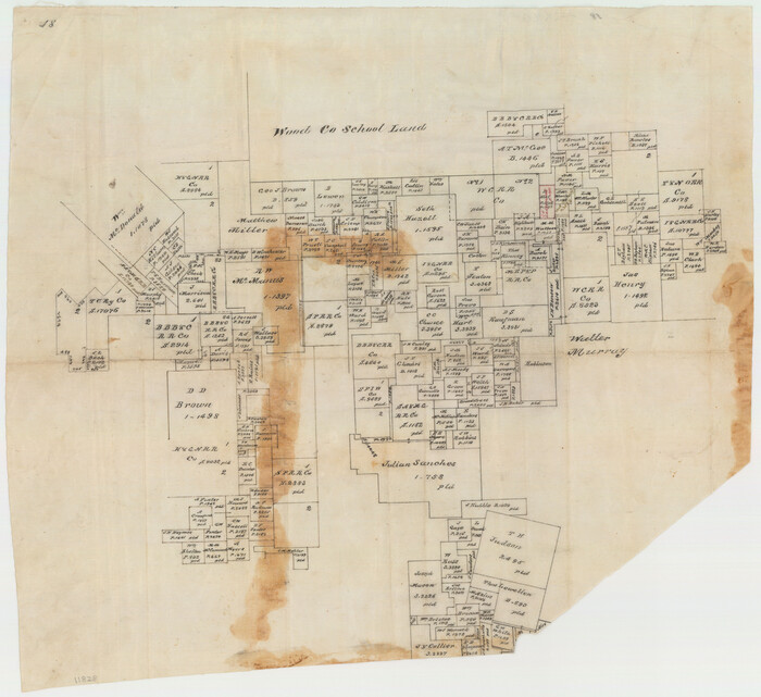 11828, Jack County Sketch File 18c, General Map Collection