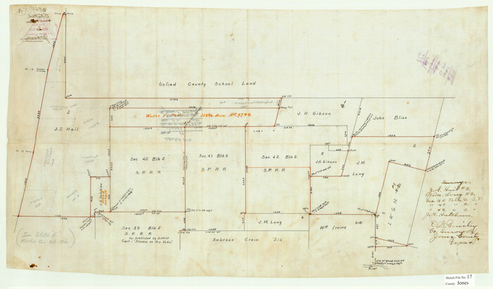 11902, Jones County Sketch File 17, General Map Collection