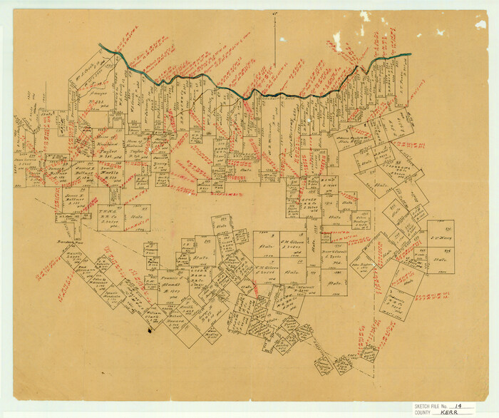 11918, Kerr County Sketch File 14, General Map Collection