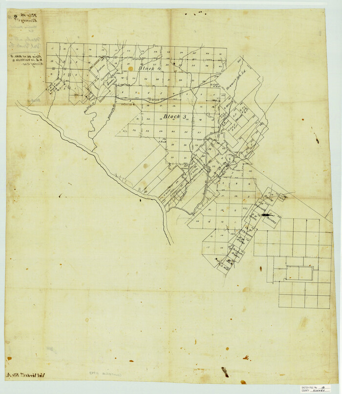 11943, Kinney County Sketch File 18, General Map Collection