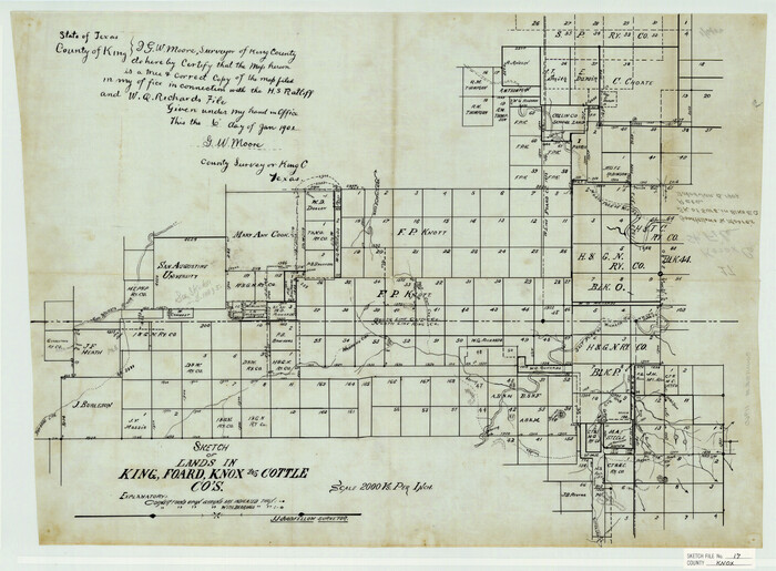 11960, Knox County Sketch File 17, General Map Collection