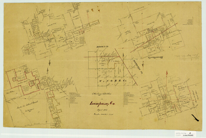 11977, Lampasas County Sketch File B, General Map Collection