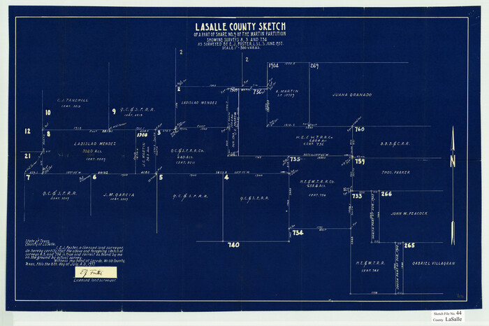 11989, La Salle County Sketch File 44, General Map Collection