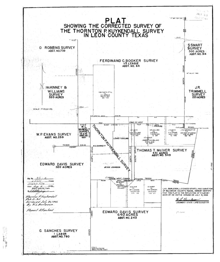 11994, Leon County Sketch File 35-2, General Map Collection
