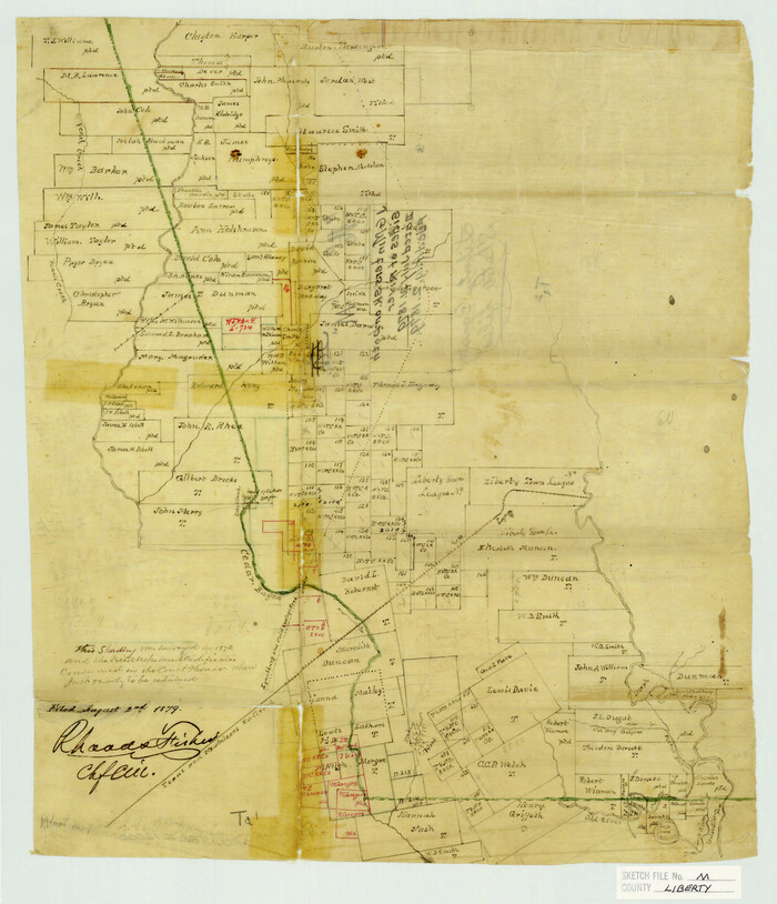 12000, Liberty County Sketch File M, General Map Collection