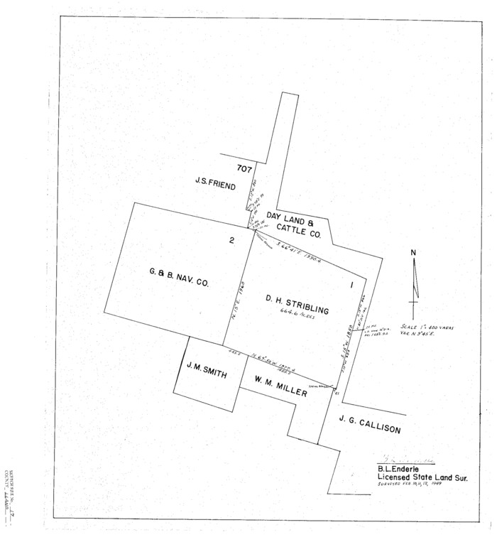 12012, Llano County Sketch File 17, General Map Collection