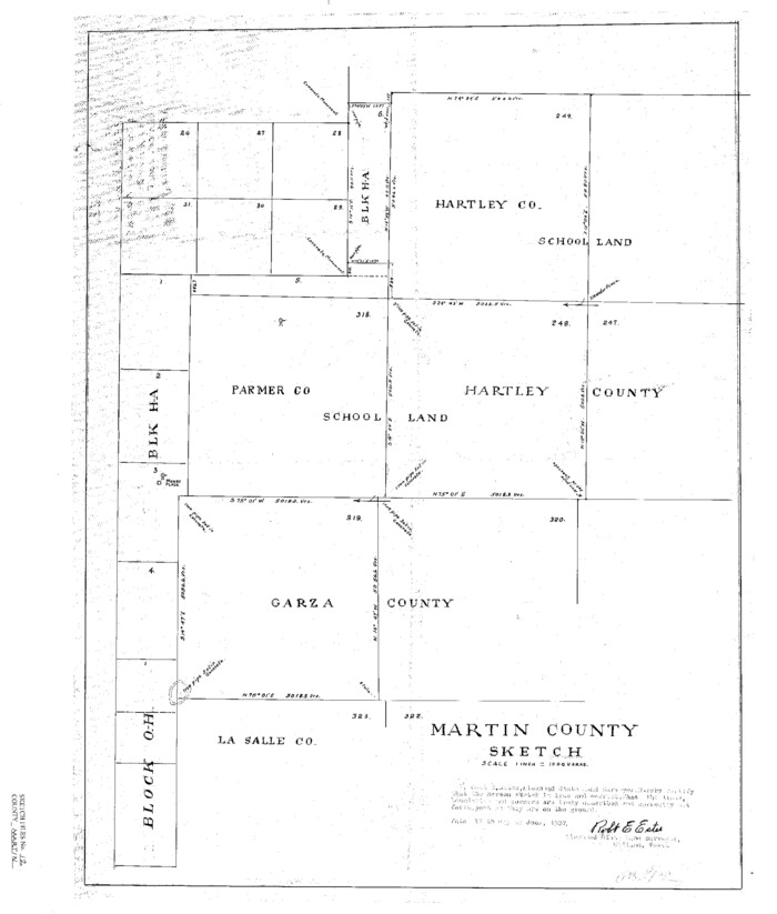 12030, Martin County Sketch File 12, General Map Collection