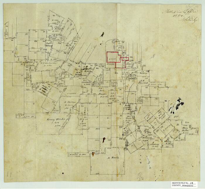 12035, Mason County Sketch File 14, General Map Collection