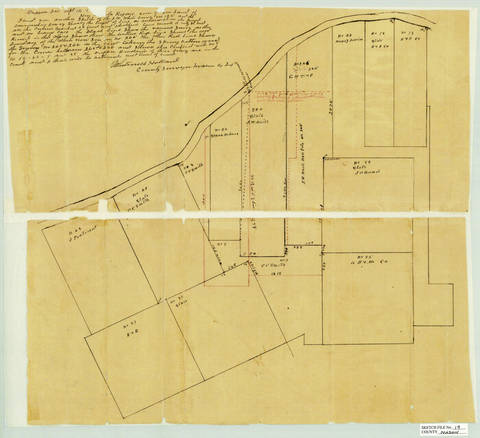12036, Mason County Sketch File 19, General Map Collection