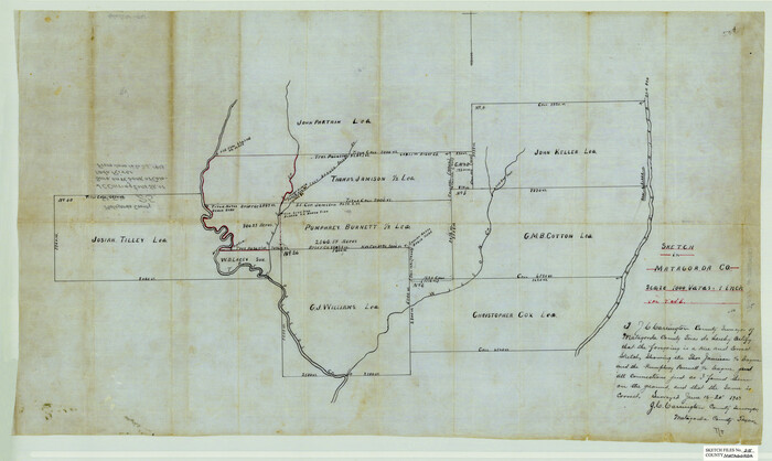 12041, Matagorda County Sketch File 25, General Map Collection