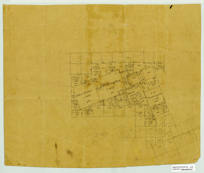 12052, Maverick County Sketch File 17, General Map Collection