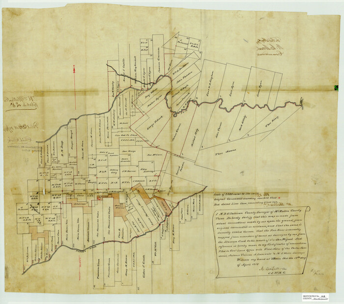 12061, McMullen County Sketch File 28, General Map Collection