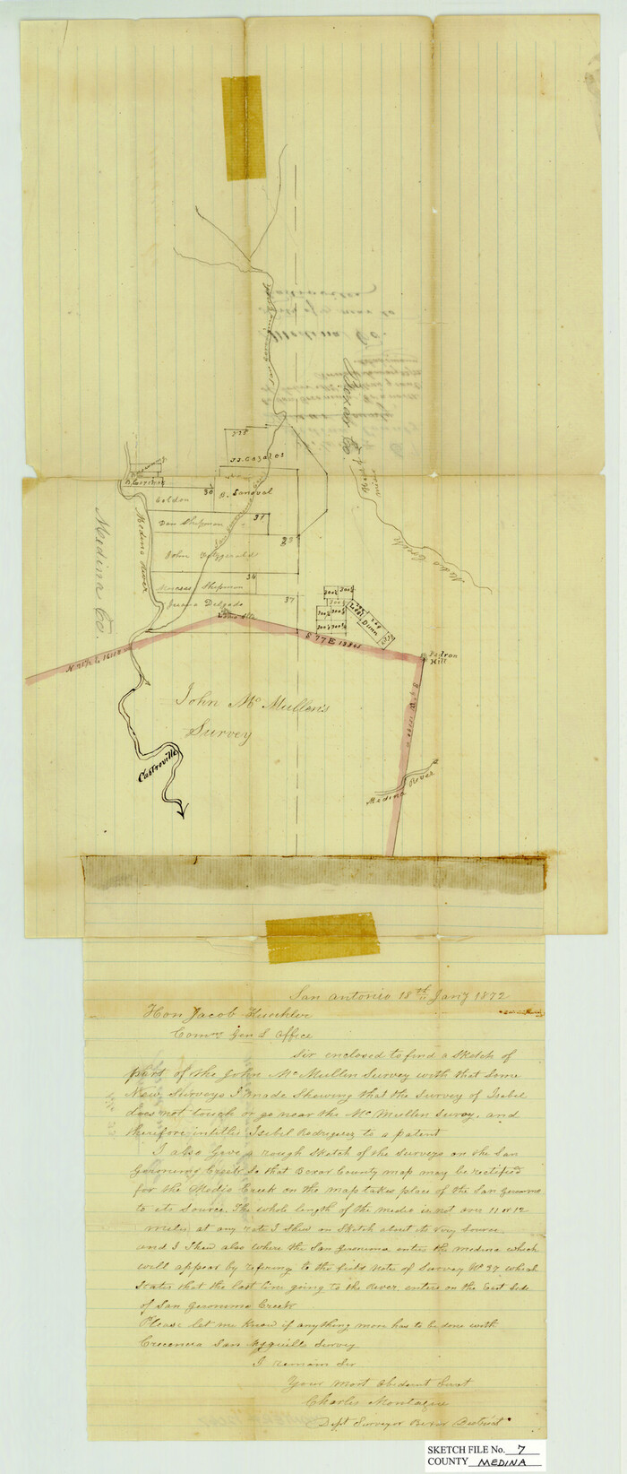 12067, Medina County Sketch File 7, General Map Collection