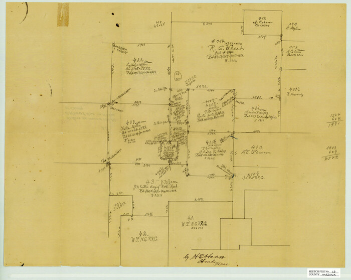 12069, Medina County Sketch File 13, General Map Collection