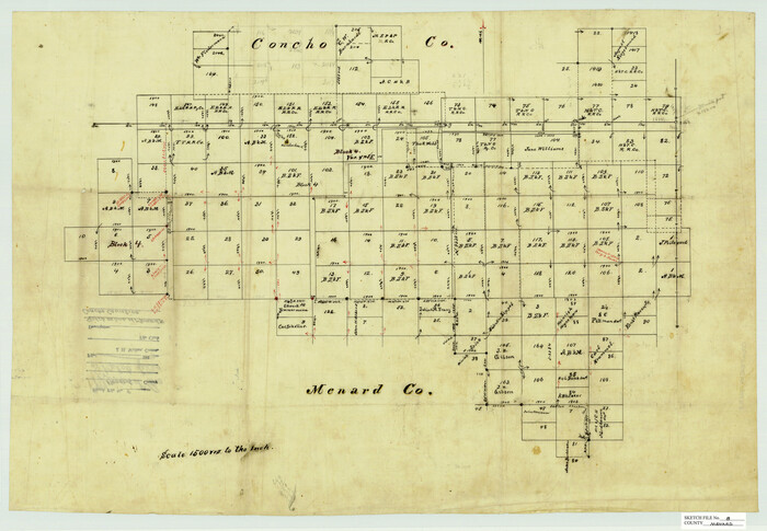 12073, Menard County Sketch File 8, General Map Collection