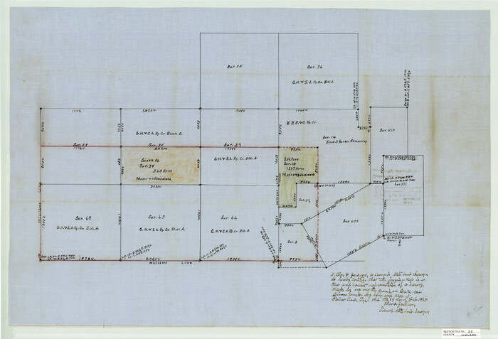 12076, Menard County Sketch File 23, General Map Collection